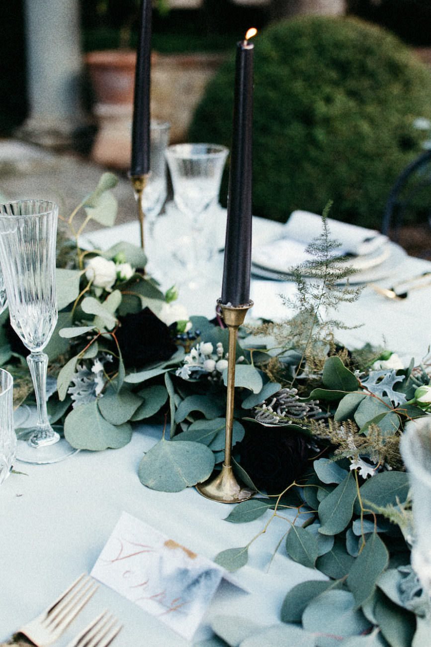 Style Shoot in Tuscany, Italy wedding table decoration ideas