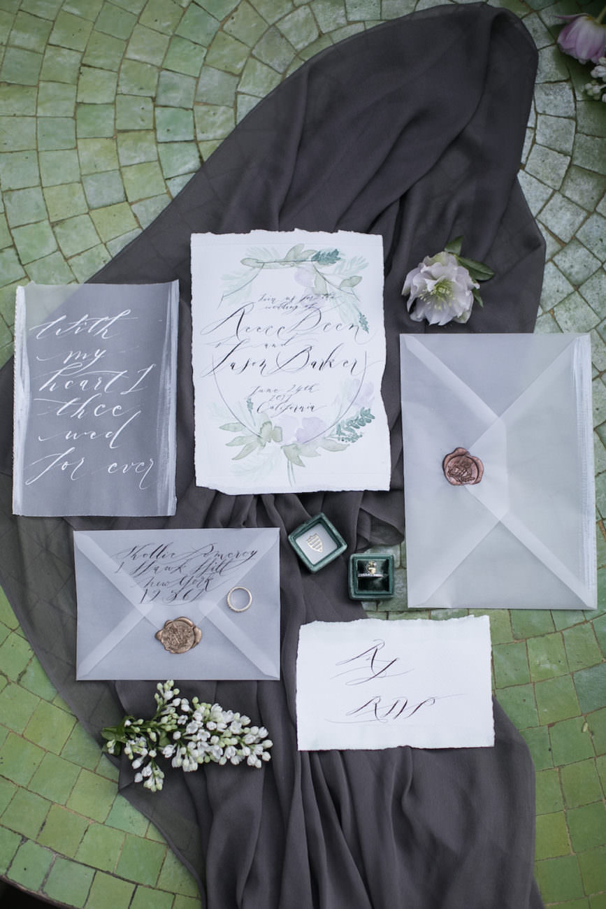 Neutral Wedding Inspiration_wedding invitations collection