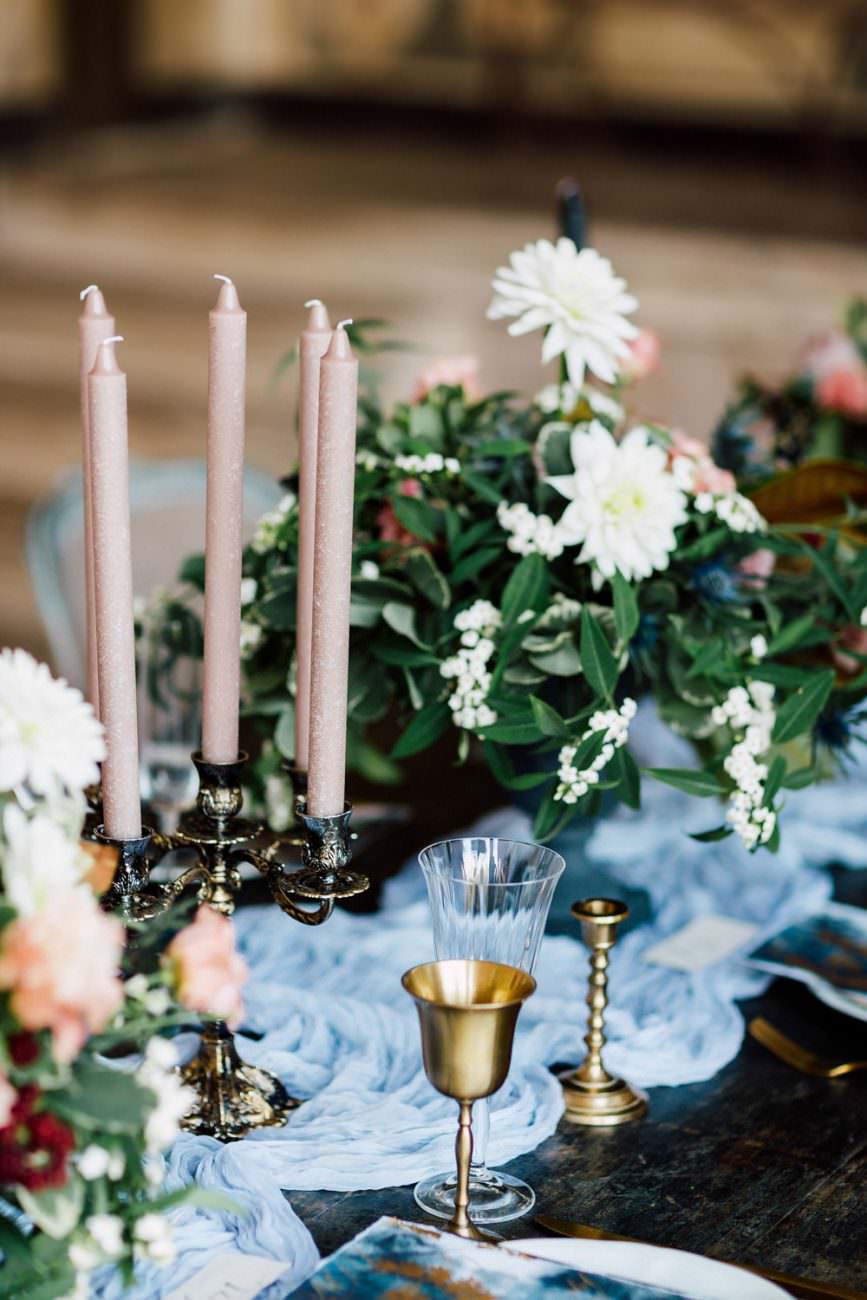 French Wedding Inspiration tablescape