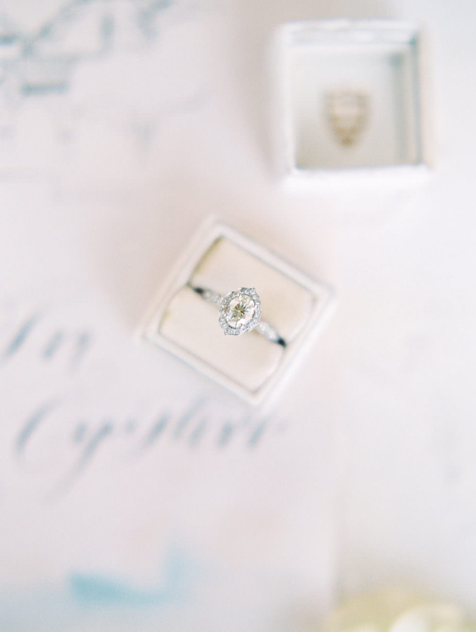 Orange Country wedding inspiration ring