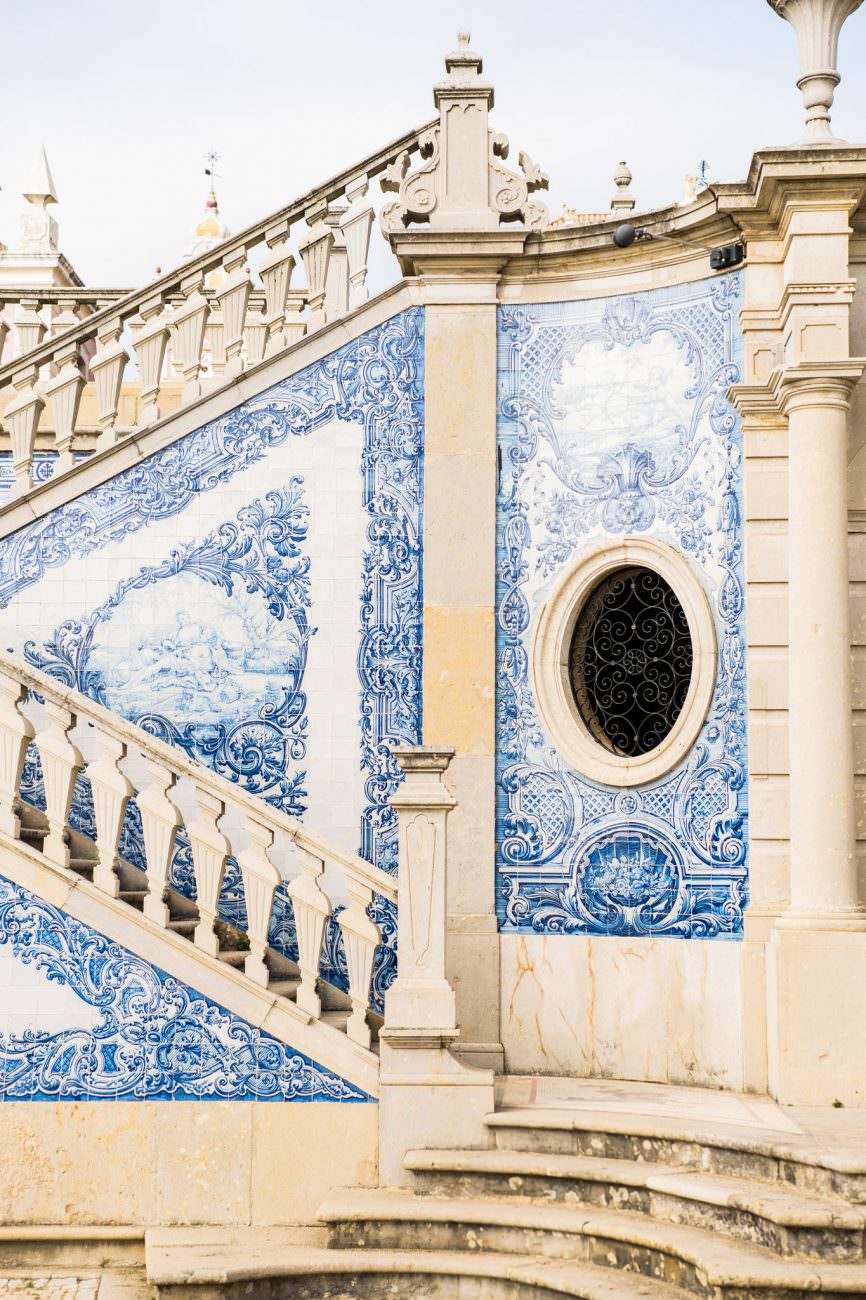 Palace Wedding Inspiration blue tiles