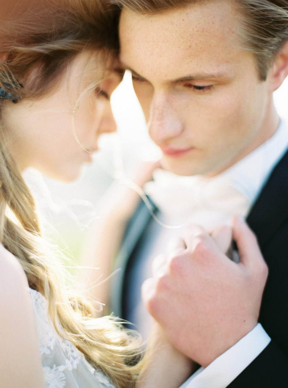 Palace Wedding Inspiration couple close up