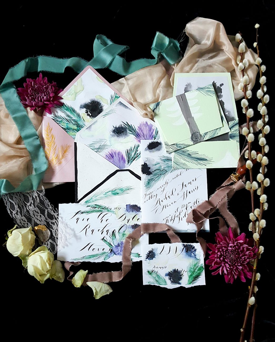 Fine Art Wedding Invitation