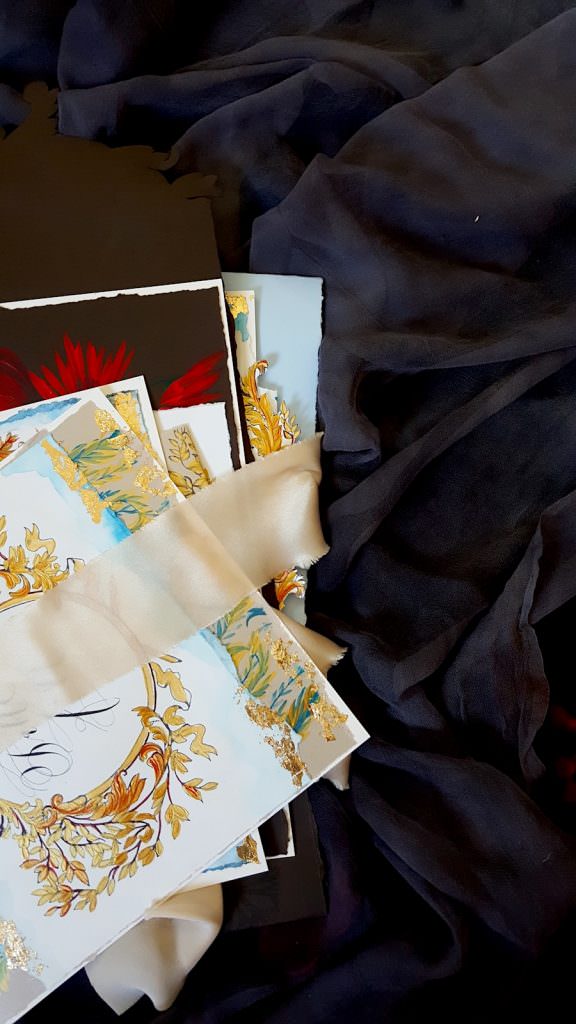 Couture Wedding Invitations inspired by the magnificence of Italy
