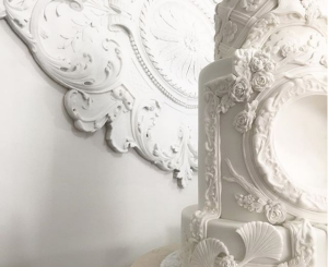 luxury wedding cake designers bright white icing