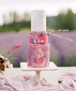 luxury wedding cake designers gentle shades of pink
