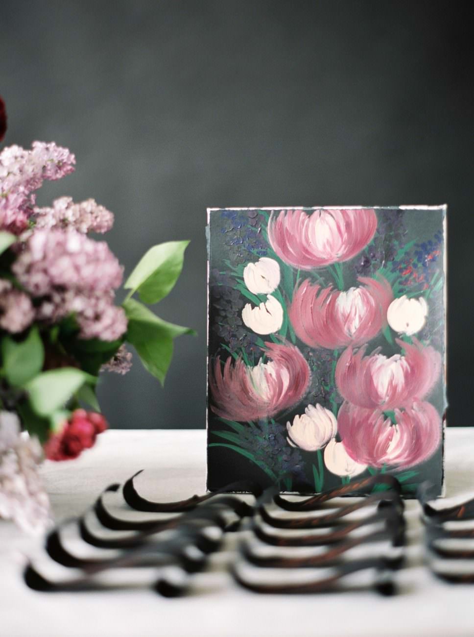Latest Wedding invitation trends for 2019 painting for escort card table